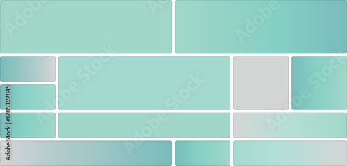 Abstract geometric layout with a pastel color palette and soft gradients