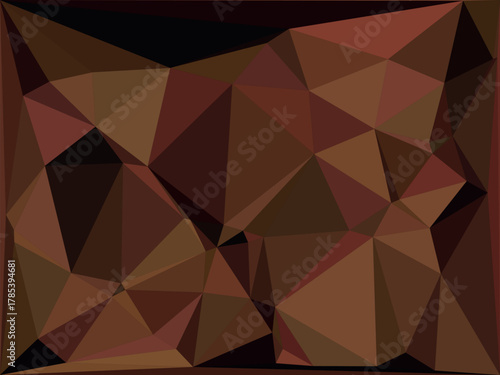 Abstract Low Poly Gemstone Crystal Polygon Background