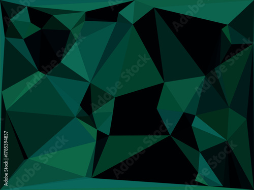 Abstract Low Poly Gemstone Crystal Polygon Background