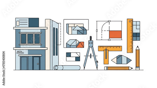 Architectural Design Elements and Tools for Building Construction