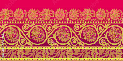 beautiful graphic saree design and this sari design is in Indian style which is for textile fashion industry and it can be used as wallpaper backdrop and website bg this style is originated in india