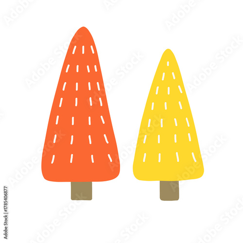 北欧風の木（紅葉）①