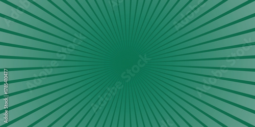 Forest Green Radial Burst Pattern with Fading Lines and Gradient for Natural and Grounded Design Elements