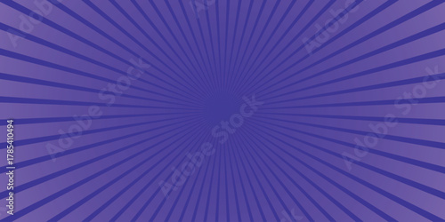 Rich Purple Radial Burst Background with Fading Lines and Central Gradient for Dramatic and Modern Designs
