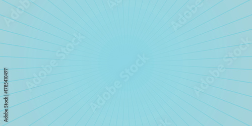 Soft Cyan Perspective Background with Faint Radial Lines and Subtle Gradient for Minimalist Designs blue