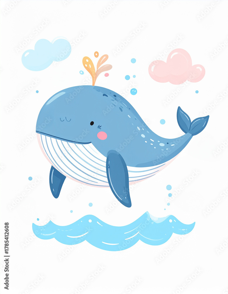 Naklejka premium dolphin jumping out of water