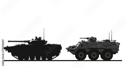 Armored vehicle comparison tank vs wheeled vehicle military equipment
