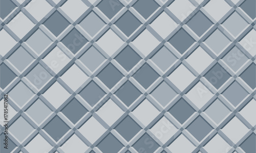 Geometric Pattern of Interlocking Diamond Shapes.