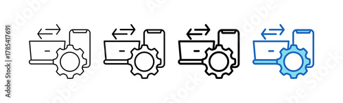 Cross Platform Outline Style icon