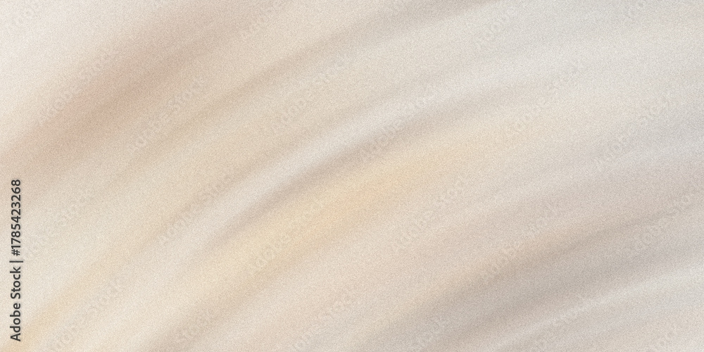Obraz premium Light Beige Abstract Background with Soft Waves and Grain texture cream
