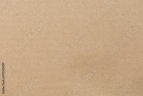Close up of Old brown paper texture  visible. Paper fibers suitable for use as background images or decorations