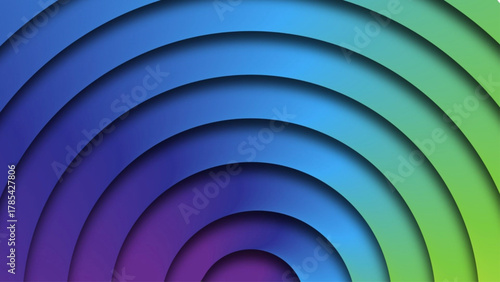 Refined Structure: Minimal aesthetics with an unexpected interplay of vibrant gradients.