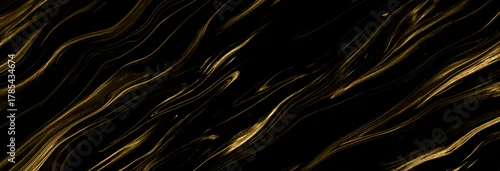 Panel kuchenny z motywem Marble texture wall surface black gold ink pattern graphic  background granite abstract light elegant grey for do floor plan ceramic counter texture tile black yellow background natural for paper.
