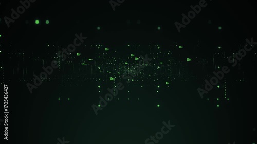 fiber optics background with lots of light spots