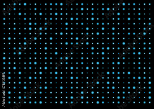 ランダムにサイズが変化する背景ドット