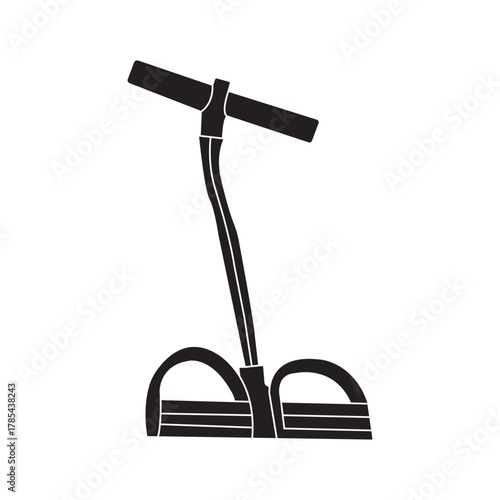 Rubber exercise equipment for leg muscle strength