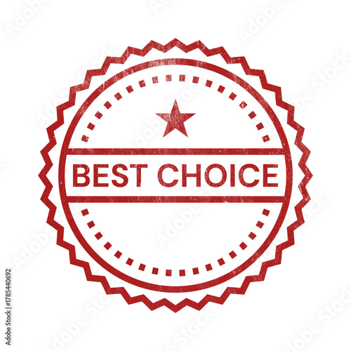Best Choice Stamp Vector Graphic