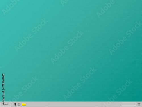 Retro Windows 95 desktop interface featuring old-school design, classic taskbar layout, nostalgic UI style, and vintage computer elements ideal for creative retro-themed digital artwork.