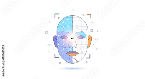Artificial Intelligence Face Recognition Technology Digital Innovation