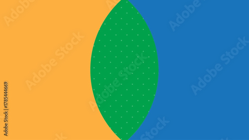 Controlled Chaos: Random pattern elements expertly organized into a pleasing structure.