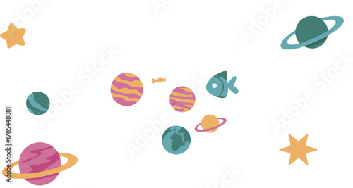 Floating Fishbowl Universe Outline
