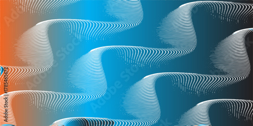 Metal background with lines. 3d illustration, 3d rendering.