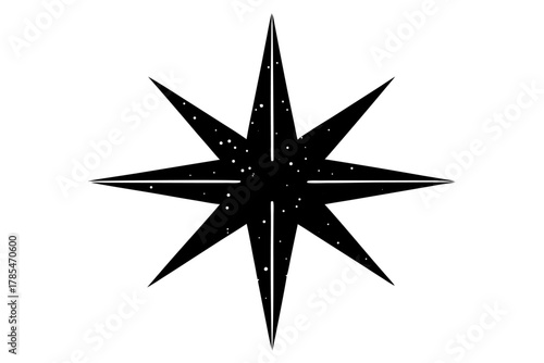 compass rose vector