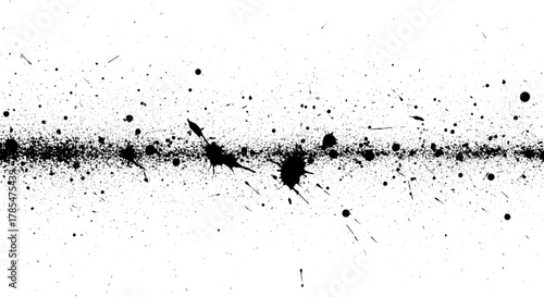 Abstract Grunge Splatter A Detailed Ink and Paint Explosion