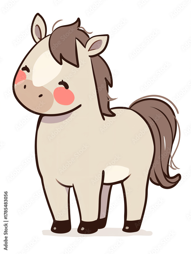 Fototapeta premium 嬉しそうな馬