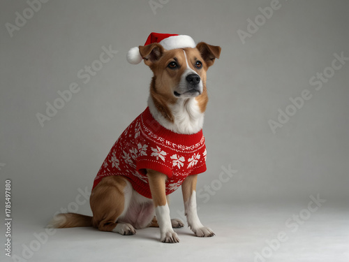 A Festive Furry Friend. Generative Ai