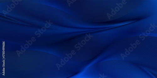 Luxury background design with diagonal abstract blue   line pattern in dark color. Vector horizontal template for business banner, premium invitation, voucher, prestigious gift certificate.