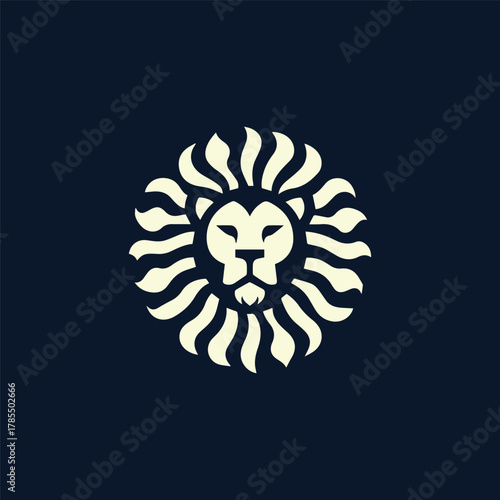 Lion Sun Logo