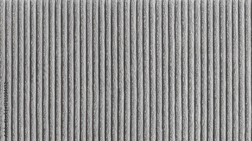 Beautiful photo of modern gray grey silver cord sofa couch textile background banner panorama long - Ribbed corduroy fabric texture, seamless pattern.