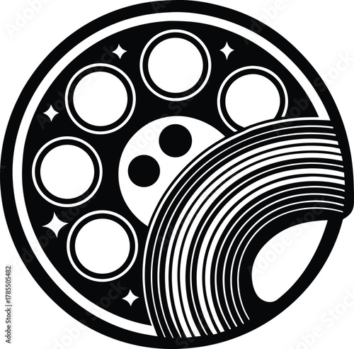 Minimalist pure black backdrop for overlays and graphic elements