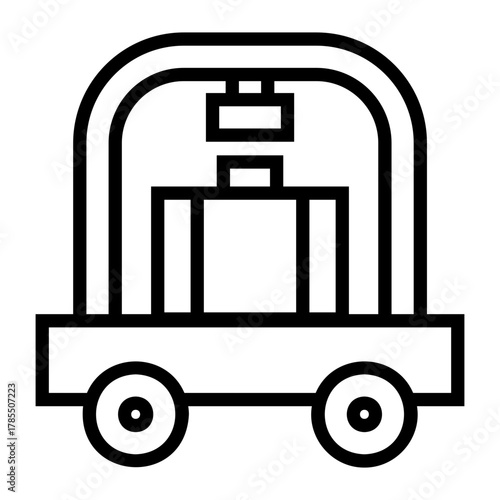 hotel service Line Icon