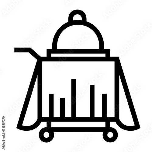 hotel service Line Icon