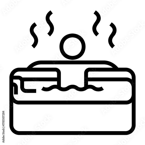 hotel service Line Icon