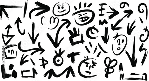 Messy Mind Scribbles Icon Pack