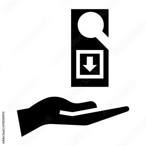 hotel service Solid icon