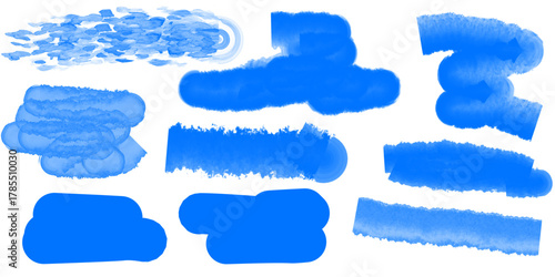 Grunge Ink Stroke Vector Elements
