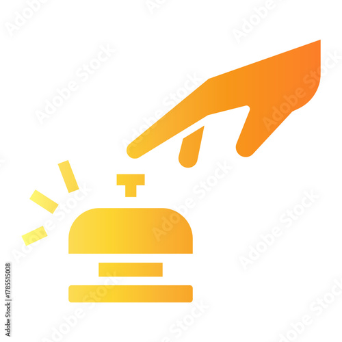 hotel service Gradient icon