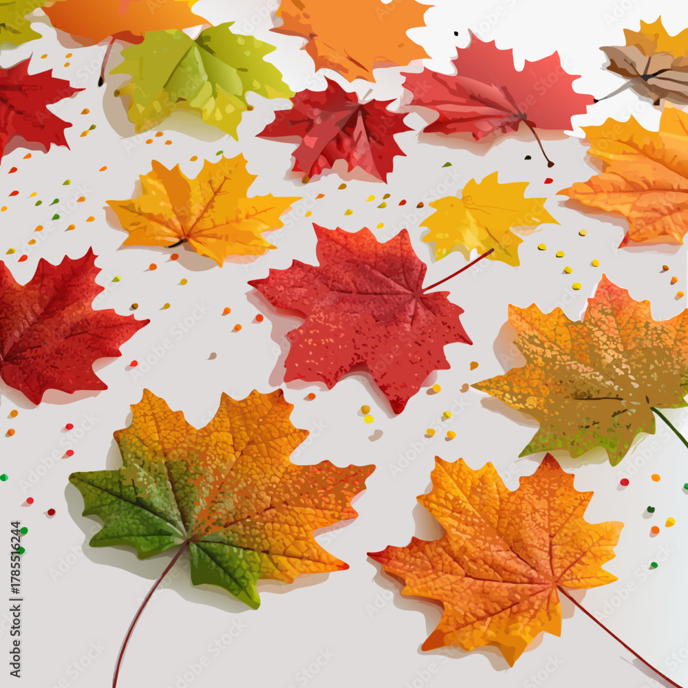 Fototapeta premium autumn leaves background