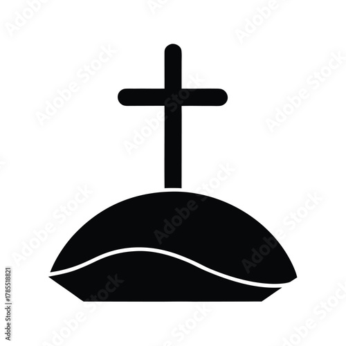 Golgotha Cross Hill Icon