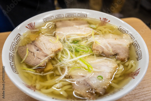 日本の福島県会津地方のとても有名で美味しいラーメン