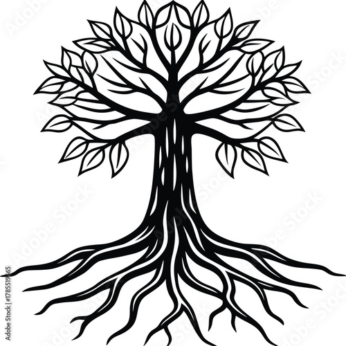 Solid black void abstraction for creative design and overlay use