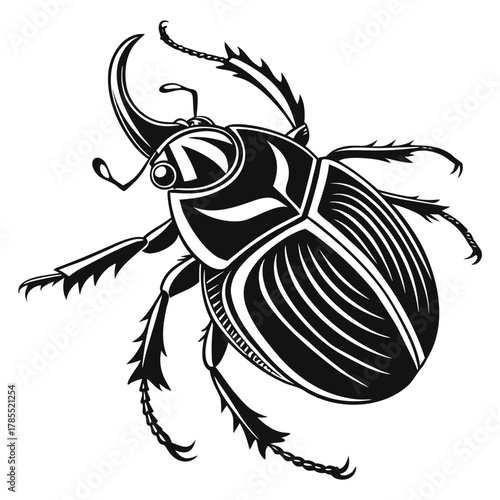 vector illustration of a wasp