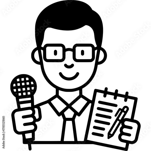 Journalist Icon