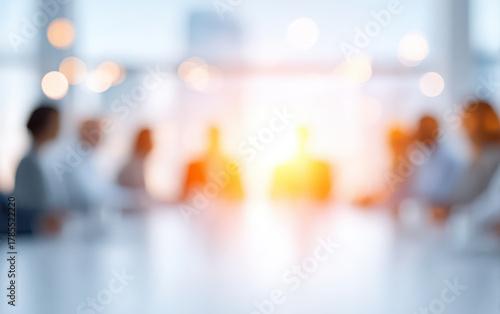 Wallpaper Mural In corporate meeting, teamwork is essential as individuals collaborate to achieve common goals while discussing strategies in bright and inspiring environment Torontodigital.ca