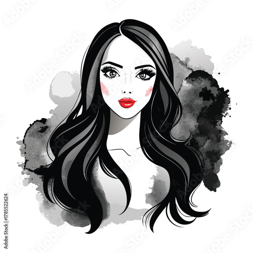 Bold Beauty Watercolor Elegance