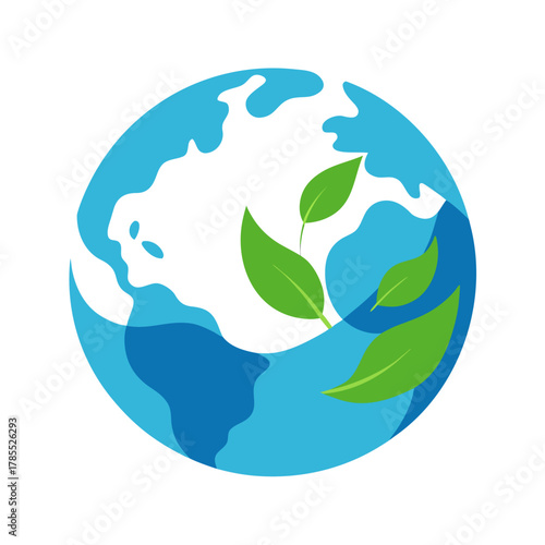 earth in the form of a heart